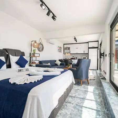 With Private Pool - 5564 Apartment Kalkan